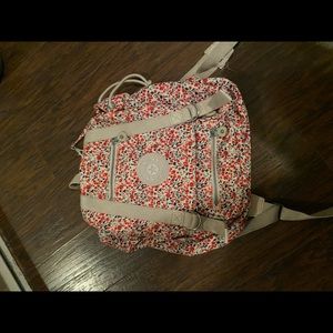 Kipling Floral Backpack
